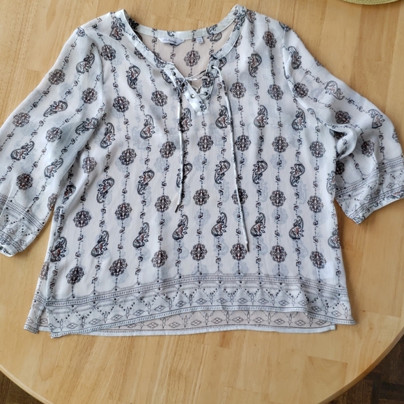 Boho paisley printed top - Picture 2 of 7